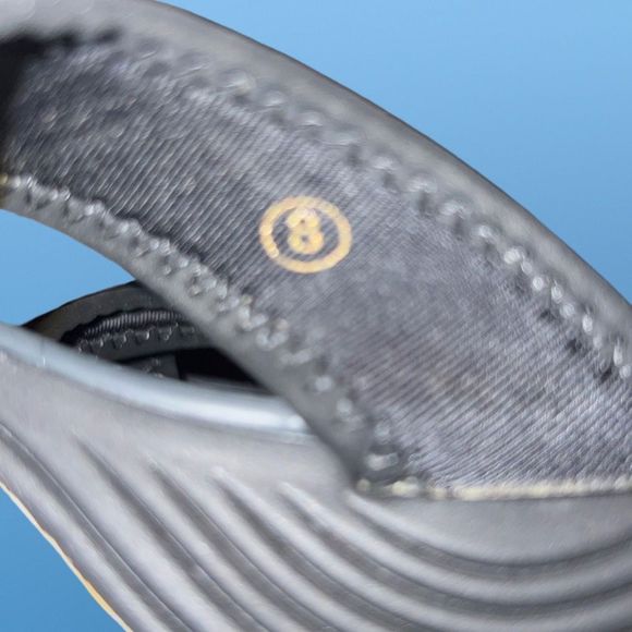 Skechers Flex Appeal Black Sandals Size 8 - Picture 6 of 7